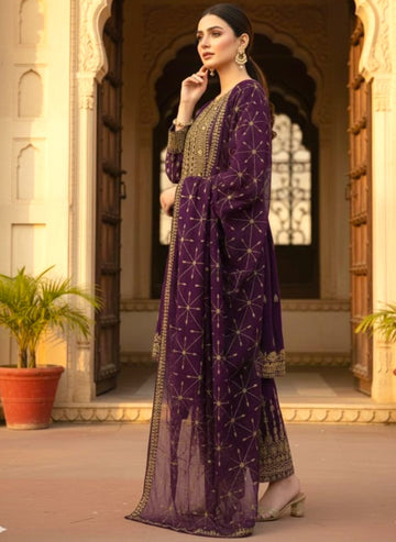 950  FULL EMBROIDERED COMPLETE 3 PIECE SUIT